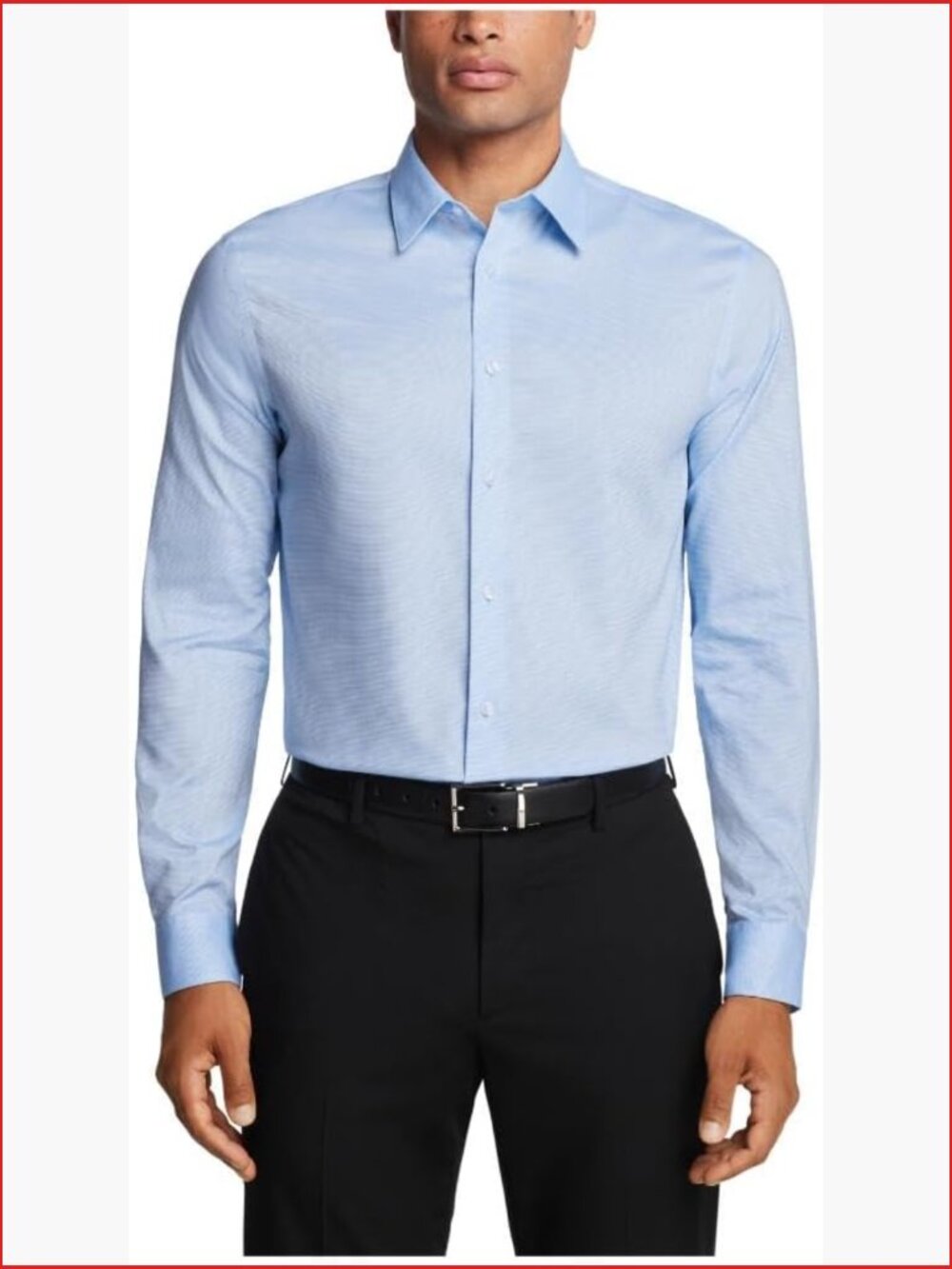 Men's Non Iron Stretch Dress Shirt Regular Fit Button Down